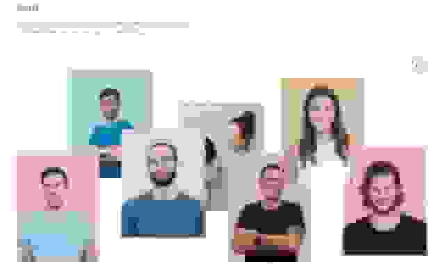 Stink Studios Team Page showcasing headshots