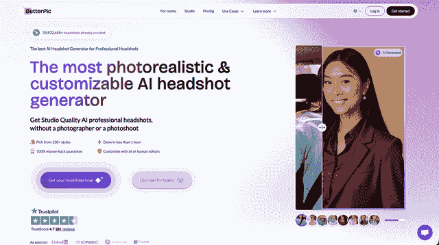 Betterpic Landing Page