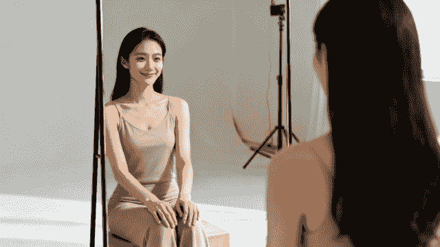 How To Prepare For Professional Headshots Mirror Reflection