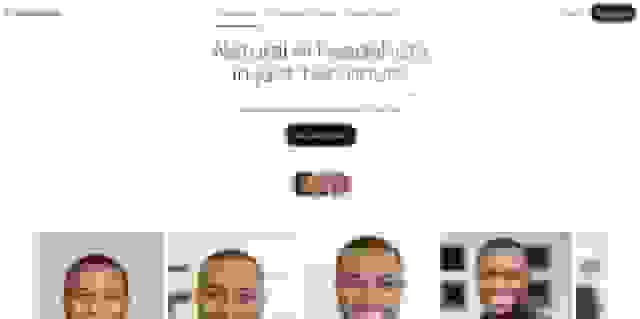 DreamWave AI Headshot Generator - Landing Page