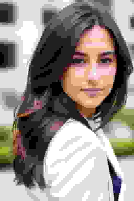 Professional AI-generated LinkedIn headshot of a woman in business attire